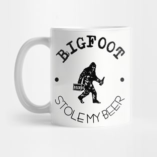 Bigfoot Stole My Beer Funny Sasquatch Bigfoot Gift Mug